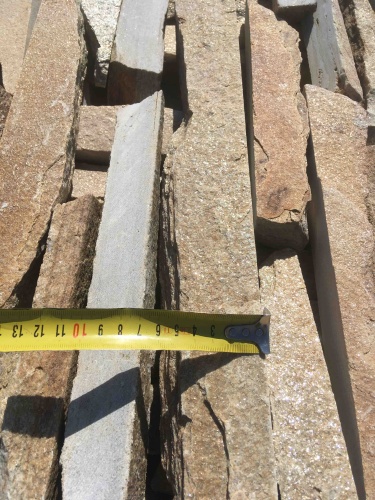 Горбушка златолит золотистый для облицовки купить в Пласте