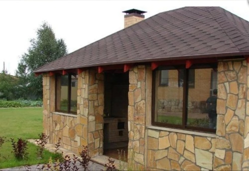 Плитняк златолит жёлтый золотистый для фасада 1,5-3см купить в Пласте