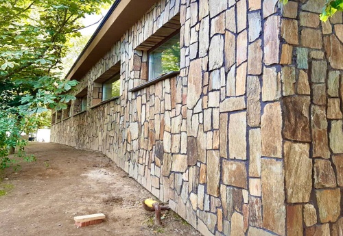 Плитняк кора дерева для цоколя, отмостки купить в Пласте