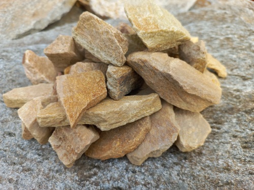 Златолит жёлтый декоративная каменная крошка купить в Пласте