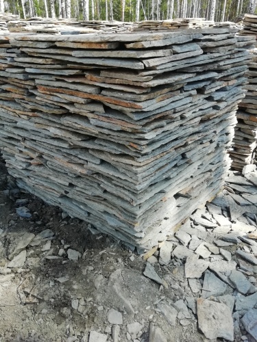 Плитняк златолит Уральский для цоколя, отмостки купить в Пласте