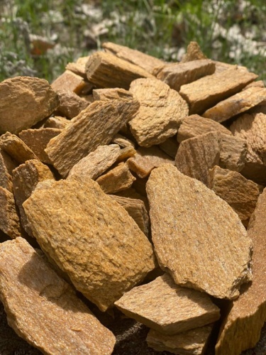 златолит декоративный щебень