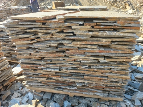 Плитняк серицит облицовочный 10-20мм купить в Пласте